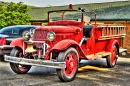 Voiture de pompier Ford V8 de 1937