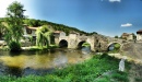 Vieux pont à Saurier, France