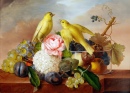 Fleurs et oiseaux