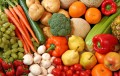 Variété de fruits et de légumes frais
