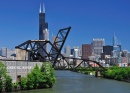Ponts sur la rivière de Chicago