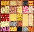 Collection de pâtes italiennes