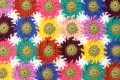 Modèle de fleur pour crochet