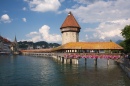 Kapellbrücke à Luzerne, Suisse