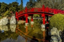 Passerelle piétonnière, jardin japonais
