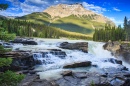 Chutes d'Athabasca au Parc National de Jasper