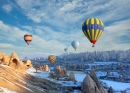 Ballons à air chaud au-dessus de Cappadocia