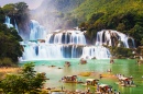 Les cascades de Ban Gioc, Vietnam
