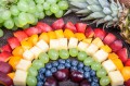 Arc-en-ciel de fruits