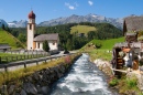 Village alpin de Niederthai, Autriche