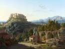 Paysage avec le château de Massa Di Carrara