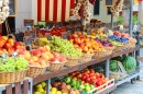 Etal de fruits au marché Italien