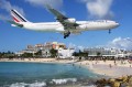 Airbus A340 d'Air France à Saint Martin