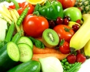 Variété de fruits et légumes frais