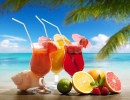 Cocktails sur la plage
