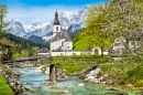Village de Ramsau, Alpes bavaroises