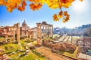 Ruines Romaines à Rome, Italie