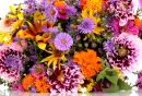 Magnifique bouquet de fleurs brillantes