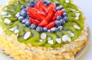 Gâteau de fruits frais