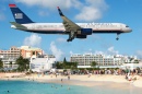 Boeing 757 américain attérit à Saint Martin
