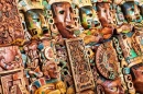 Masques Maya en bois