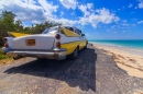 Taxi classique à Vinales, Cuba
