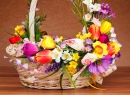 Panier de fleurs