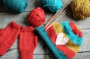 Cadeaux tricotés d'hiver