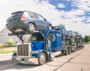 Camion transporteur d'automobiles