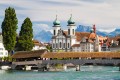 Le pont Mill, Lucerne, Suisse