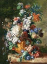 Bouquet de fleurs dans une urne