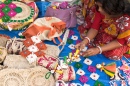 Poupées fait en à la main en toile de jute, Inde