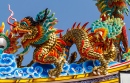 Tête de dragon, Temple Thaï