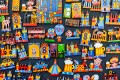Aimants souvenirs traditionels en bois, à Prague