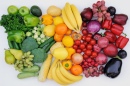 Fruits et légumes tricolors