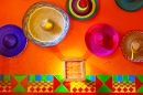 Sombreros Mexicains sur le mur