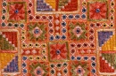 Carpette patchwork Indienne au Rajasthan