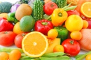 Ensemble de fruits et légumes