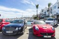 Ferrari rouge àPuerto Banus, Espagne