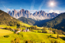 Sommets du Geisler, Dolomites, Italie