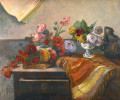Bouquets sur une Commode