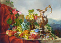 Nature morte avec des fruits et des fleurs