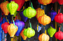 Lanternes de soie à Hoi An City, Vietnam