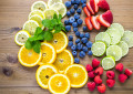 Tranches de fruits frais bio