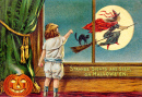 Carte postale ancienne d'Halloween