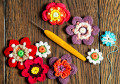 Fleurs au crochet