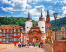 Porte du vieux pont, Heidelberg, Allemagne
