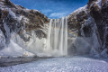 Cascades de Skogafoss en Islande