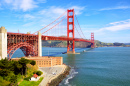 Pont du Golden Gate et le site historique du Point du Fort