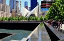 Mémorial du 9/11 sur les empreintes de la Tour Nord